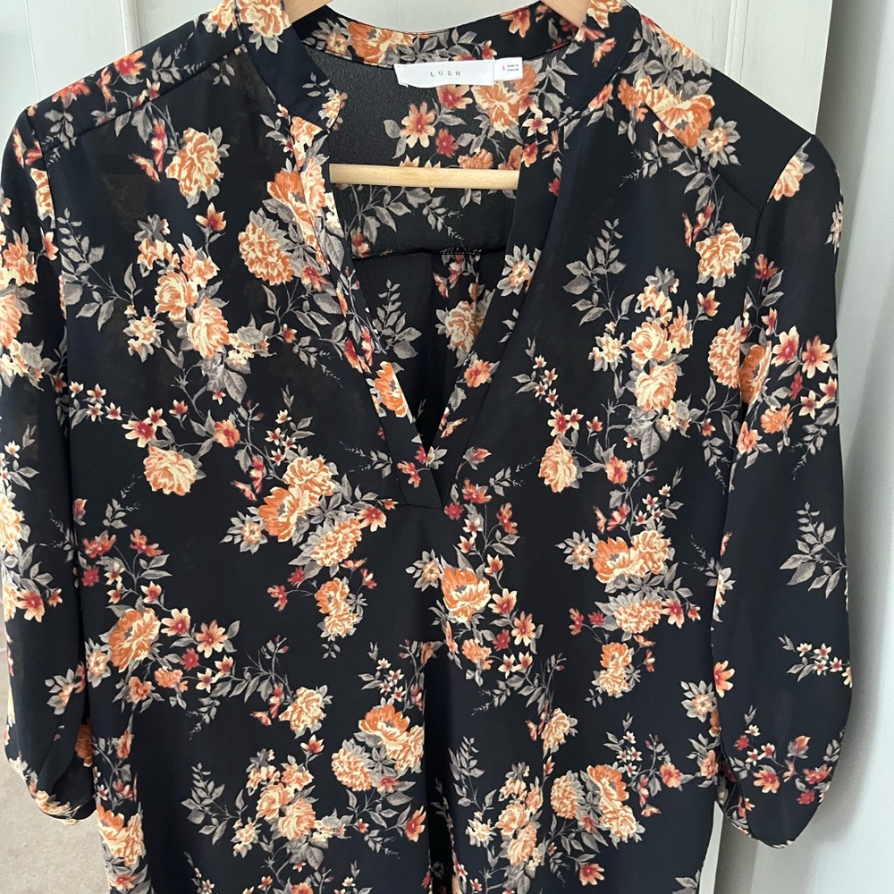 Lush Floral Blouse